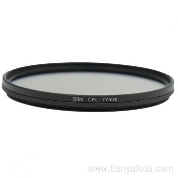 Slim CPL filter for camera